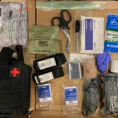 Tactical medical supplies purchased with Freedom Run funds