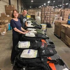 Tactical medical supplies purchased with Freedom Run funds