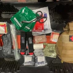 Tactical medical supplies purchased with Freedom Run funds