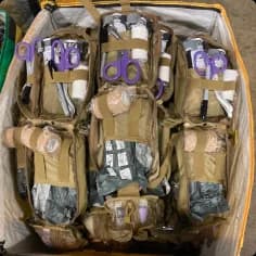 Tactical medical supplies purchased with Freedom Run funds